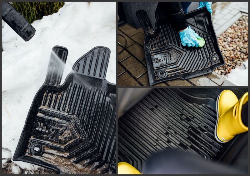 Rubber floor mats -FRG77408708 - compatible Toyota Auris;Corolla
